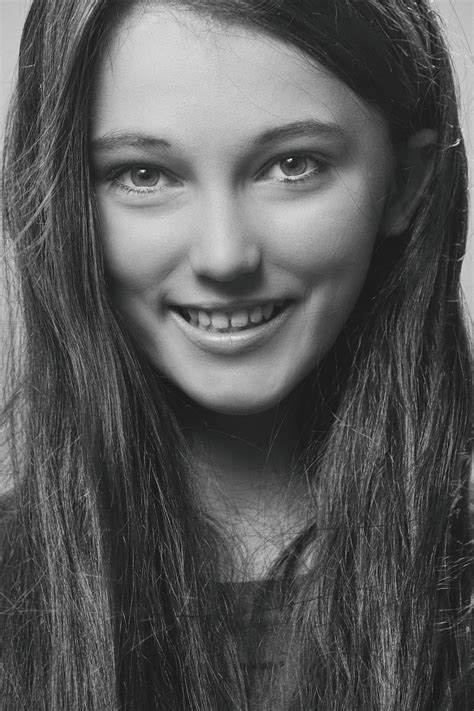 Girl Studio Monochrome Woman Retro Portrait Young Adult One