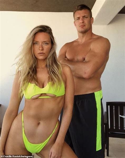 Rob Gronkowski S Girlfriend Camille Kostek Lands The Cover Of Sports