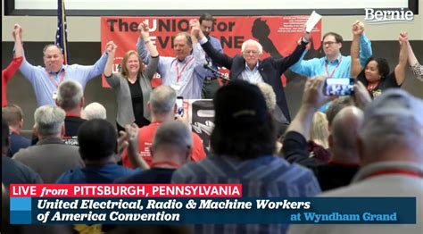 Bernie Sanders Endorsed By Pittsburgh Based United Electrical Workers