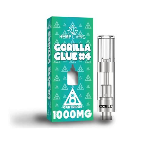 Gorilla Glue 4 Delta 8 Pre Filled Vaporizer Cartridge — Hemp Living