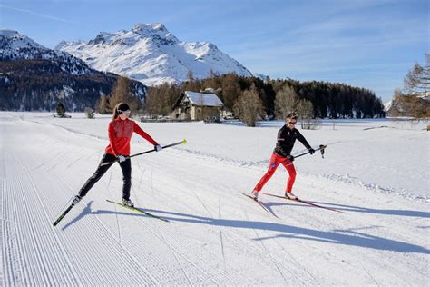Cross Country Skiing In St Moritz Tower Revue