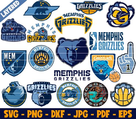 Memphis Grizzlies Svg Grizzlies Svg Nba Team Svg Basketball Etsy