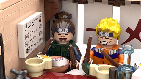 Naruto Ichiraku Ramen Shop Project From Lego Ideas Naruto And Iruka Are