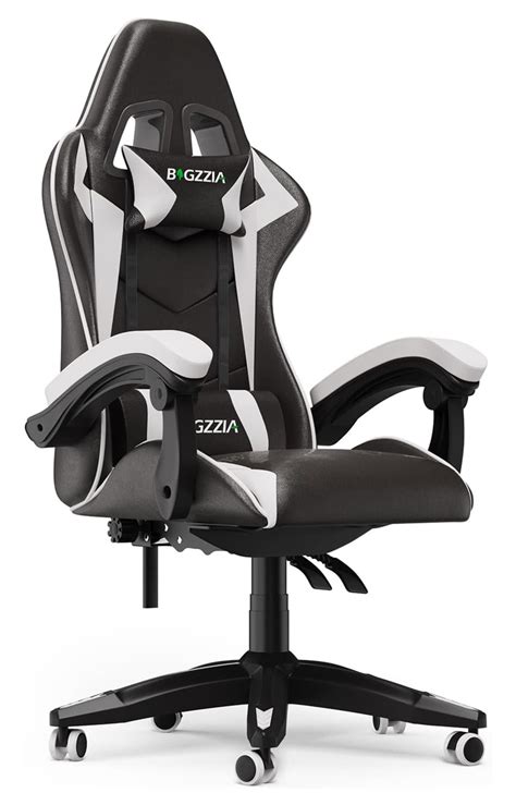 Drevy Gaming Chair Office Chair Reclining High Back Leather Adjustable