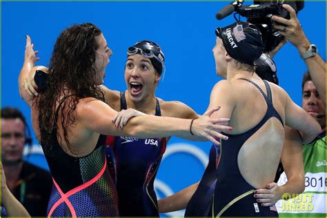 Katie Ledecky Leads Team Usa To Gold In 4x200m Freestyle Relay At
