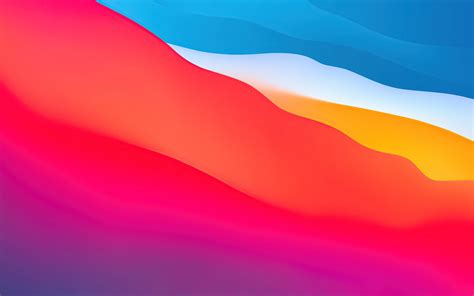 Macos Big Sur 4k Wallpaper Apple Layers Fluidic Colorful Wwdc Stock