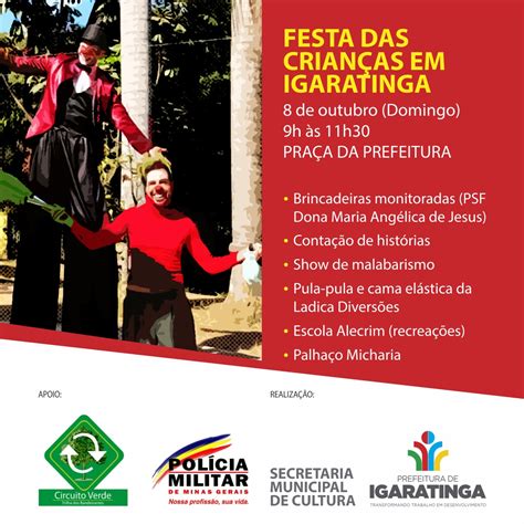 Site Oficial da Prefeitura Municipal de Igaratinga Festa das crianças em Igaratinga