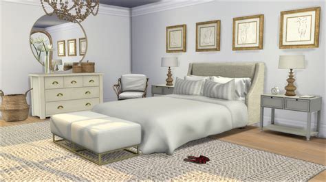 Sunset Boulevard Suburban Master Bedroom And Guest Sims4mansions