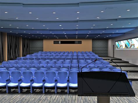 Conference Hall 3d Model Cgtrader