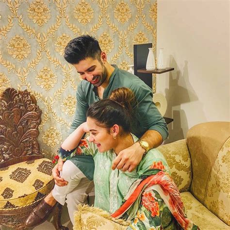Latest Clicks Of Beautiful Couple Aiman Khan And Muneeb Butt Reviewitpk