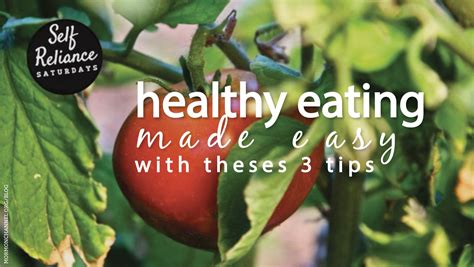healthy eating made easy with these 3 tips healthy healthy eating health options