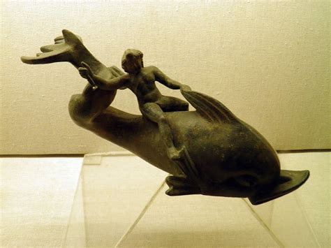 Eros Riding A Dolphin Nd Century Ad Found In Curetes St Flickr