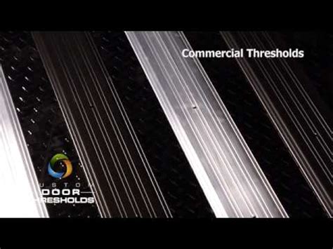 Buy door thresholds at screwfix.com. Commercial Door Threshold - YouTube