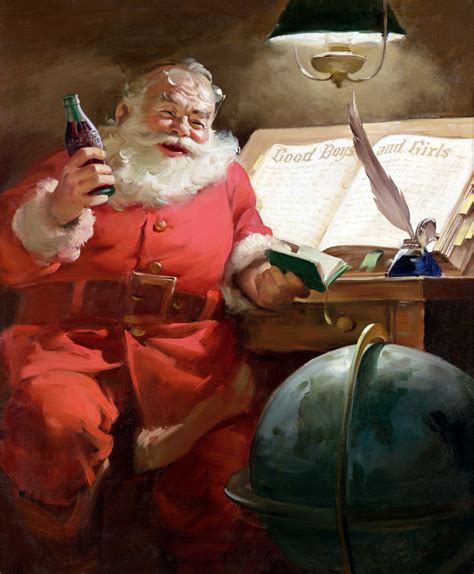 20 Vintage Santa Claus Illustrations By Coca Cola20 Vintage Santa Claus