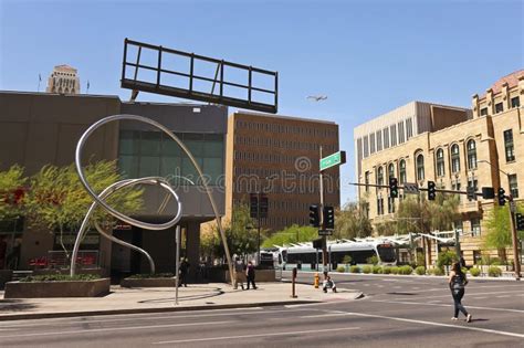 A Look At Downtown In Phoenix Arizona Editorial Image Image Of
