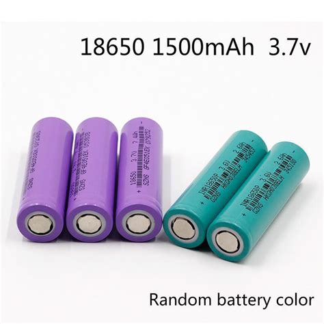 18650 1500mah Battery Rechargeable 37v Power