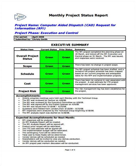 54 Project Report Samples Word Pdf Docs Free And Premium Templates