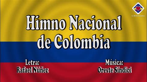 Himno Nacional De Colombia Himno De Colombia Himnos Himno Nacional Porn Sex Picture