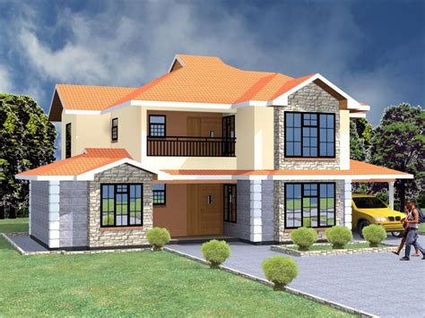 5 Bedroom Maisonette House Plans In Kenya Hpd Consult
