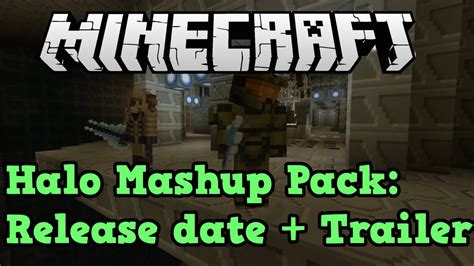 Minecraft Halo Mashup Pack Trailer And Release Date Youtube