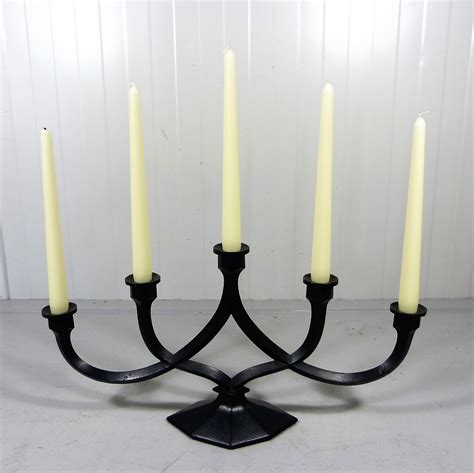 Large Cast Iron Candle Holder By Giesserei Institut Aachen Germany