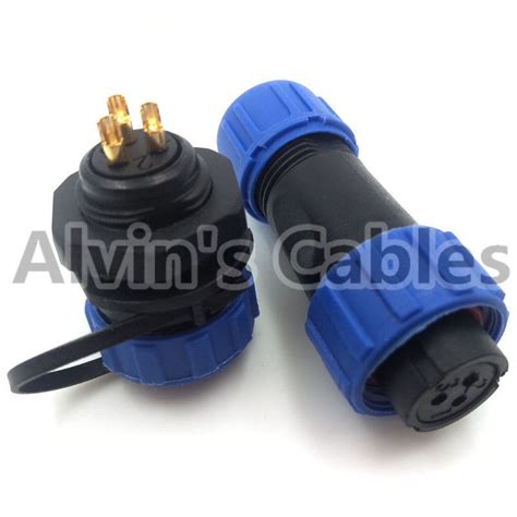 Sp13 Series Plastic Electrical Connectors 125 500v Rated Voltage Mating