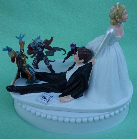 Wedding Cake Topper World Of Warcraft WoW 1 Video Game By WedSet 59