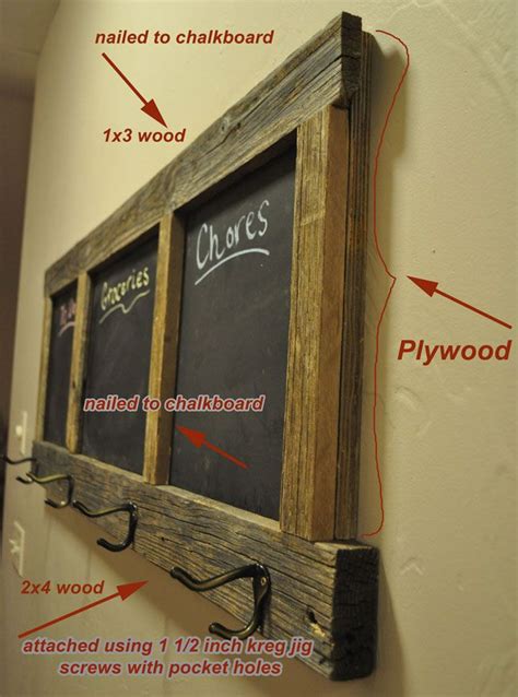 Diy Chalkboard Coat Rack Project With Images Diy Coat