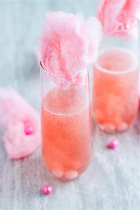 Alcoholic Drinks Best Cotton Candy Champagne Cocktail Recipe Easy And Simple Alcohol Drinks