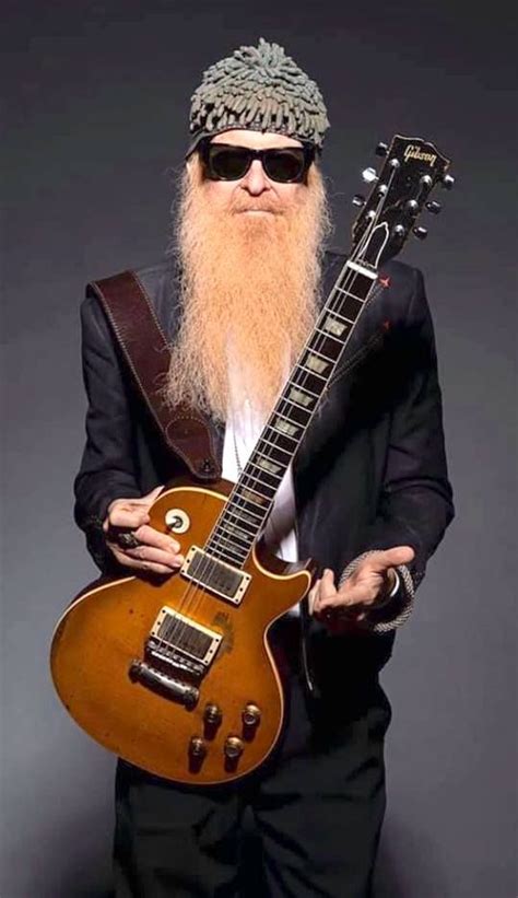 Billy Gibbons With Greeny Now Owned By Kirk Hammett Feb 2020 In