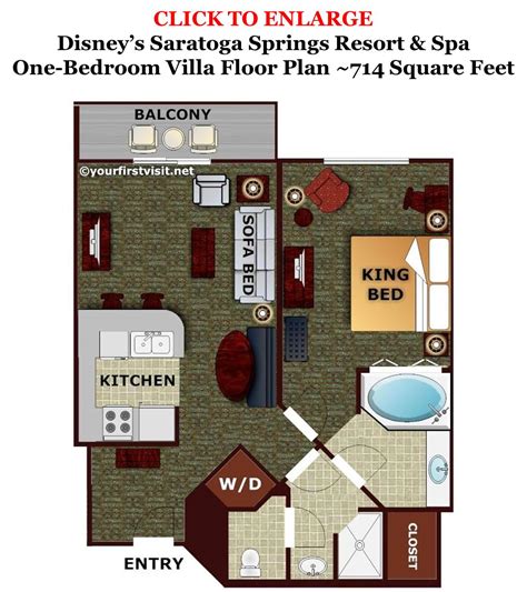 12 Saratoga Springs 2 Bedroom Villa Floor Plan Saratoga Springs Resort