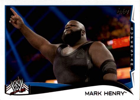 2014 Wwe Topps Mark Henry No81 Pro Wrestling Fandom