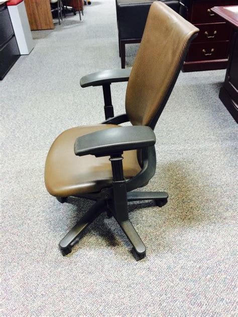Used Office Chairs Allsteel Hon Sum High Back Desk Chair Leather At
