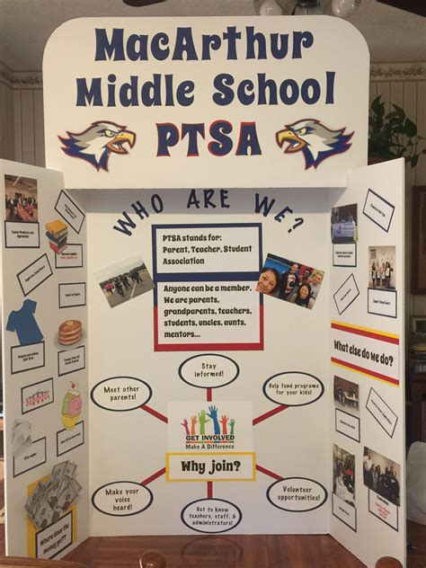 Ptsa Brag Board To Display On Tables When We Are At Various School