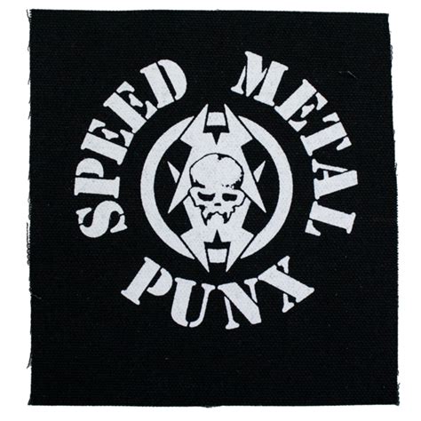 Speed Metal Punx Logo Punk Patch Tankcrimes Online Store Apparel