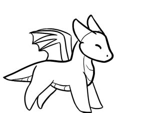 Draw the wrinkles under the eye. simple dragons to draw - Clip Art Library