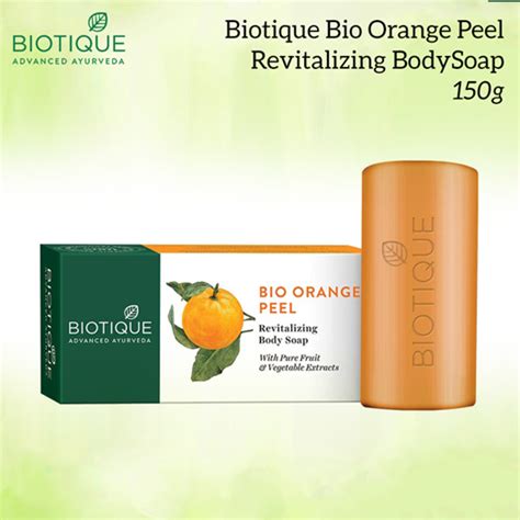 Qoo10 Biotique Bio Orange Peel Revitalizing Body Soap 150g Body
