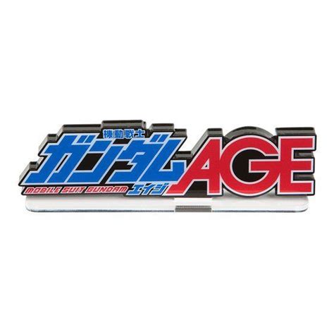 Gundam Logo Display Mobile Suit Gundam Age Large Logo