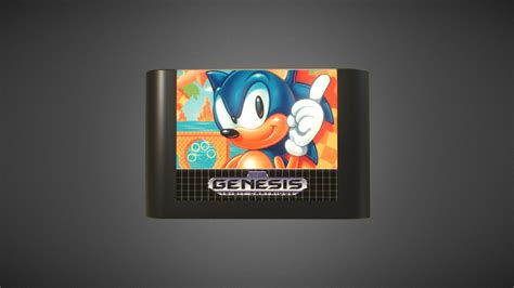 Sega Genesis Game Cartridge Buy Royalty Free 3d Model By Arthur