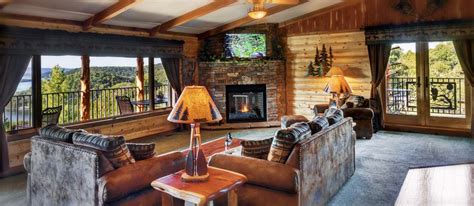 * 50 smart tv w/ netflix access included. Luxury Log Cabins with Hot Tubs in Eureka Springs | Lake ...