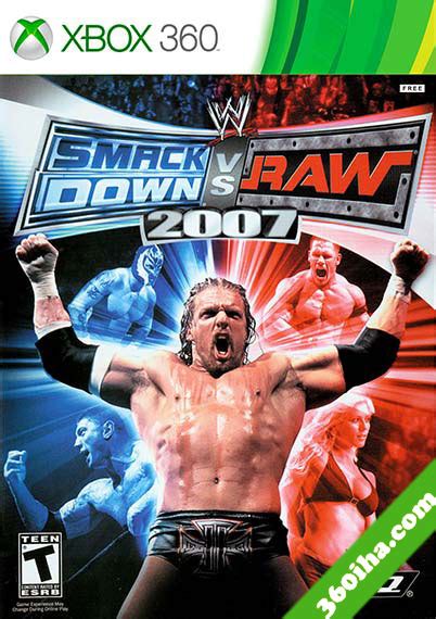 Raw 2007 is the first game in the smackdown series to be released outside the playstation consoles. بازی ایکس باکس کشتی کج WWE Smackdown VS Raw 2007