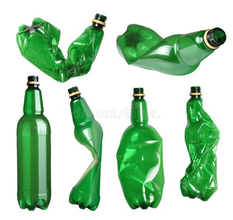 Set Of Plastic Bottles Stock Image Image Of Crushed 40960573