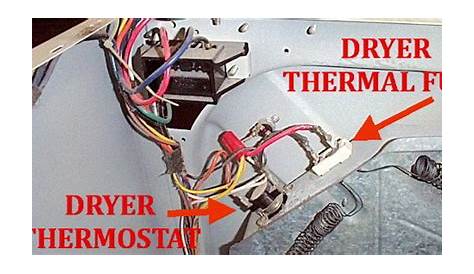 Dryer Not Heating? Check Dryer Thermal Fuse On Back | RemoveandReplace.com