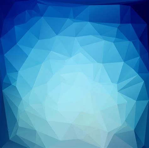 Blue Light Polygonal Mosaic Background Vector Illustration Creative