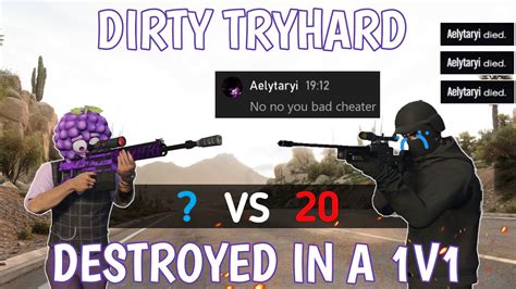 Completely Destroying A Dirty Tryhard In A 1v1 Gta Online Youtube