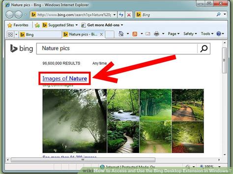 How To Access And Use The Bing Desktop Extension In Windows 7