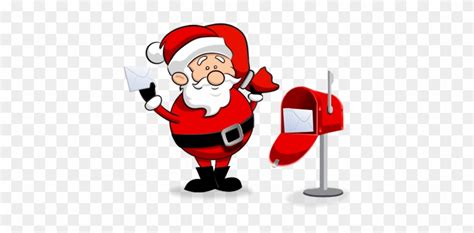 Nice list, games & tracker! Santa Mail Rubber Stamp Royalty Free Vector Image ...