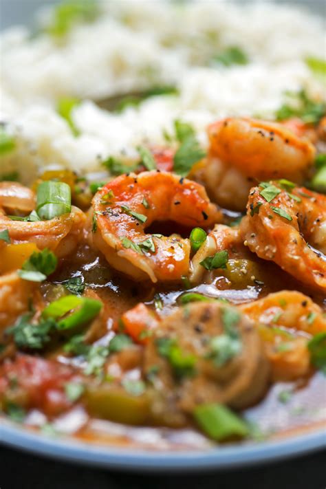 This stew is great with no flour; New Orleans Gumbo with Shrimp and Sausage Recipe | Little ...