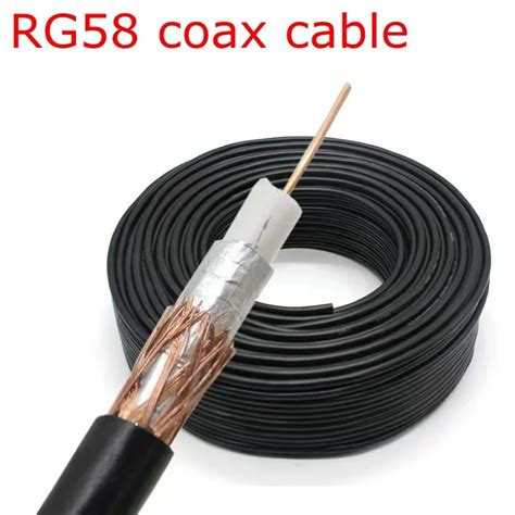 Rg58 Rg 58 50 3 Coaxial Cable Adapter Connector Coax Rg58 Cable Wires