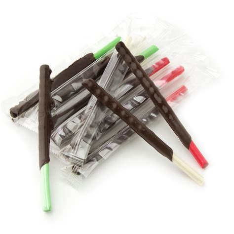 Holiday Mix Reception Candy Sticks Chocolate Dipped • Reception Candy